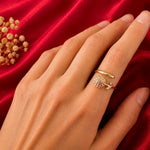 October Birth Flower Birthstone Ring