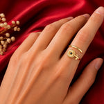 September Birth Flower Birthstone Ring