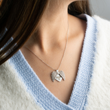 Personalized Secret Message Angel Wing Necklace