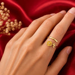 Birth Flower Birthstone Ring - All 12 Months