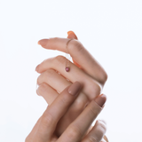 Teardrop Birthstone Cluster Necklace