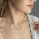 Personalized Hebrew Name Necklace