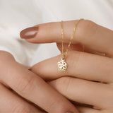 Personalized Birth Flower Necklace