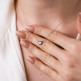 Custom Vertical Baguette Birthstone Necklace