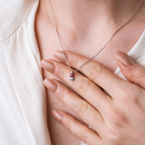 Vertical Family Stone Necklace