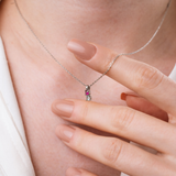 Vertical Family Stone Necklace