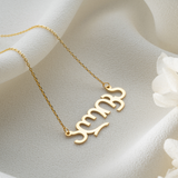 Personalized Georgian Name Necklace