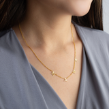 Letter Mama Station Necklace