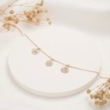 Personalized Birth Flower Jewelry Bracelet