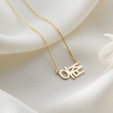 Custom Korean Font Necklace