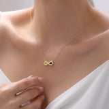 Infinity Birthstone Necklace