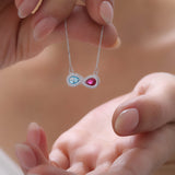 Infinity Birthstone Necklace