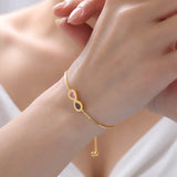 Infinity Birthstone Bracelet