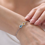 Infinity Birthstone Bracelet