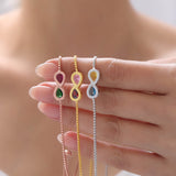 Infinity Birthstone Bracelet