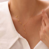 Lariat Name Necklace