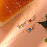 Love Birthstone Necklace