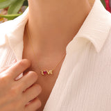 Love Birthstone Necklace