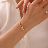 Baguette Cut Birthstone Bracelet