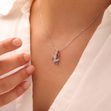 Family Tree Branch Birthstone Necklace