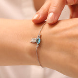Bird Birthstone Bracelet