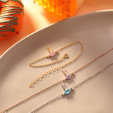 Bird Birthstone Bracelet