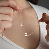 Personalized Spaced Letter Necklace