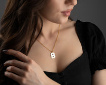 Custom Varsity Number Necklace