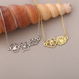 Dainty Custom Birth Flower Necklace