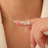 Dainty Custom Birth Flower Necklace