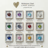 Tiny Teardrop Birthstone Necklace