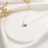 Custom Marquise Birthstone Necklace