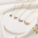 Custom Marquise Birthstone Necklace