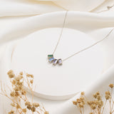 Custom Baguette Birthstone Necklace